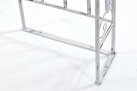 Biały patynowany  Łuk różany pergola ogrodowa EMM metaloplastyka