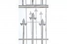 Biały patynowany  Łuk różany pergola ogrodowa EMM metaloplastyka