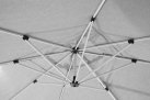 parasol z białą noga boczną 3x4 m jasnoszary spuncrylic VINALES