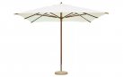 parasol ogrodowy EXTRA 300x400 cm kremowy z nogą drewnianą