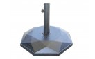 podstawa do parasola betonowa czarna gumowana 25 kg