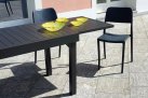 Grafitowy stół rozkładany 106-212 aluminiowy na taras CAPANNORI