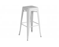 Metalowy hoker uindustrialny ABELO kremowy