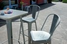 Hoker industrialny w stylu loft blacha ocynkowana ABELLO BIG | Dekkor