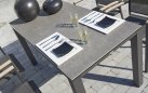 Stół aluminiowy na taras CONCEPT 180x90 ciemnoszary blat ceramiczny