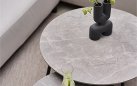 Opcjonalny stolik Ø60 MONACO z blatem ceramicznym