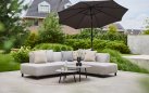 Sofa narożnikowa ogrodowa z podgrzewanym siedziskiem MONACO Sunbrella 