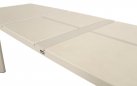 Bezowy stół rozkładany na taras Hartman KYRA 224–343 × 100 cm aluminium i blat ceramiczny