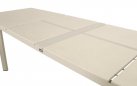 Bezowy stół rozkładany na taras Hartman KYRA 224–343 × 100 cm aluminium i blat ceramiczny