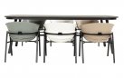 Stół ogrodowy TUBB 240×100 Hartman aluminiowy blat ceramiczny antracyt stół na taras nowoczesny