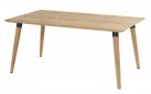 Stół ogrodowy Hartman SOPHIE 170×100 cm – blat teak, obręcze nóg w 3 kolorach, elegancki design