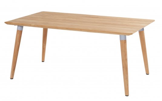 Stół ogrodowy Hartman SOPHIE 170×100 cm – blat teak, obręcze nóg w 3 kolorach, elegancki design Stół ogrodowy Hartman SOPHIE 170×100 cm – blat teak, obręcze nóg w 3 kolorach, elegancki design