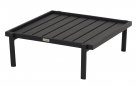 Stolik ogrodowy kawowy HARRY niski aluminium 84×80×29 cm kolor czarny lub antracyt
