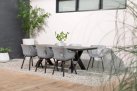 Aluminiowy stół ogrodowy 220 cm z blatem HPL  XANADU Antracyt