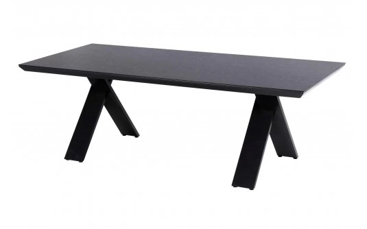 Aluminiowy stół ogrodowy 220 cm z blatem HPL XANADU Antracyt Aluminiowy stół ogrodowy 220 cm z blatem HPL XANADU Antracyt