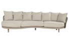 BJORN 286 Sofa ogrodowa Hartman lounge rope aluminium beż