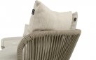 BJORN 286 Sofa ogrodowa Hartman lounge rope aluminium beż