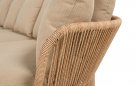 BJORN 286 Sofa ogrodowa Hartman lounge rope aluminium biała