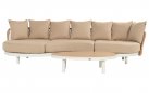 BJORN 286 Sofa ogrodowa Hartman lounge rope aluminium biała