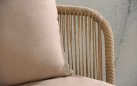 BJORN 286 Sofa ogrodowa Hartman lounge rope aluminium biała