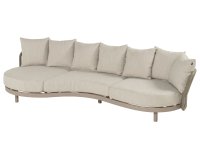 BJORN 286 Sofa ogrodowa Hartman lounge rope aluminium beż