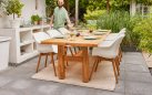 Stół ogrodowy Hartman YASMANI 240×100 cm – teak naturalny, konstrukcja z litego drewna, klasyczny de
