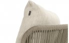 BJORN Fotel ogrodowy Hartman lounge aluminium rope beż