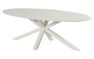 XANDER 220 Biały stół ogrodowy owalny na taras Hartman aluminiowy z ceramicznym blatem antracyt lub biały