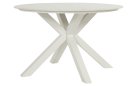 XANDER Ø120 Stół ogrodowy na taras Hartman aluminiowy ceramiczny blat biały