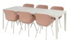 FAUSTUS 220 Stół ogrodowy na taras Hartman aluminiowy ceramiczny blat kolor biały