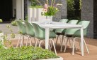 FAUSTUS 220 Stół ogrodowy na taras Hartman aluminiowy ceramiczny blat kolor biały