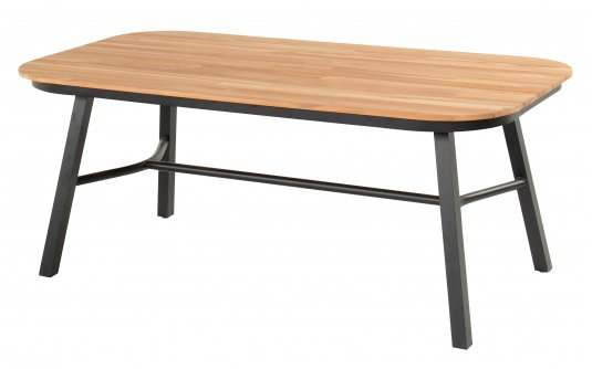 Stół ogrodowy Hartman TUBB 185×100 aluminium + teak, meble na taras elegancki stół ogrodowy Stół ogrodowy Hartman TUBB 185×100 aluminium + teak, meble na taras elegancki stół ogrodowy