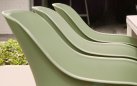 Zielony antyczny krzesło ogrodowe SOPHIE Le Soleil Element Hartman recyklingowy plastik aluminium wiele kolorów 