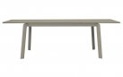 SAN DONATO stół ogrodowy aluminiowy taupe rozkładany 160–240×102