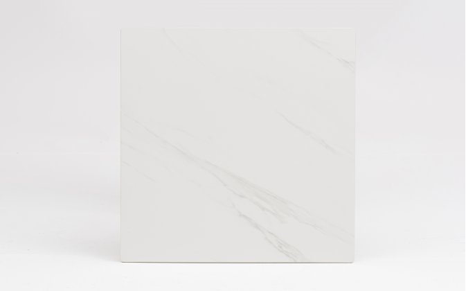 Blat z gresu PG70 – 70×70 cm – biały / do stolików kawiarnianych