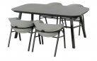 Stół ogrodowy TUBB 185×100 Hartman aluminiowy blat ceramiczny antracyt stół na taras nowoczesny