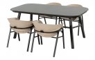 Stół ogrodowy TUBB 185×100 Hartman aluminiowy blat ceramiczny antracyt stół na taras nowoczesny