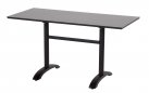 Stół ogrodowy Hartman SOPHIE 140×65 cm – składany stół HPL & aluminium, nogi czarne