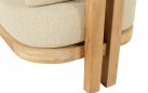 Zestaw ogrodowy lounge MOIRA Hartman teak 5 osobowy sofa 2 fotele 2 stoliki poduszki weatherready 20