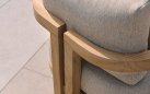Zestaw ogrodowy lounge MOIRA Hartman teak 5 osobowy sofa 2 fotele 2 stoliki poduszki weatherready 20
