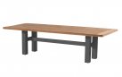Stół ogrodowy HERON Hartman teak aluminium 300x100 cm 8-10 osobowy taras i ogród nogi grafitowe