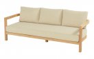 Sofa 3 osobowa MOIRA Hartman teakowa poduszki weatherready 205x81x60 meble ogrodowe i na taras