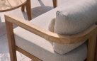 Sofa 3 osobowa MOIRA Hartman teakowa poduszki weatherready 205x81x60 meble ogrodowe i na taras
