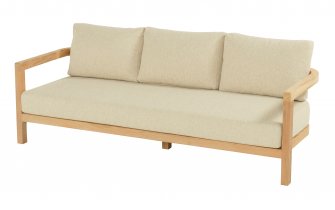 Sofa 3 osobowa MOIRA Hartman teakowa poduszki weatherready 205x81x60 meble ogrodowe i na taras
