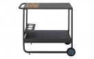 CARRELLO wózek ogrodowy serwisowy 84×41×70 metal kompozyt drewna antracyt