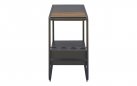 CARRELLO wózek ogrodowy serwisowy 84×41×70 metal kompozyt drewna antracyt