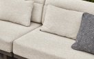 Santorini Rope AppleBee narożnik ogrodowy aluminiowy 318×240 cm z poduszkami BEE WETT® i stolikiem ceramicznym