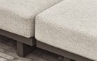 Santorini Rope AppleBee narożnik ogrodowy aluminiowy 318×240 cm z poduszkami BEE WETT® i stolikiem ceramicznym