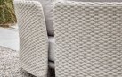 CHILL OUT DAYBED leżanka ogrodowa 2-osobowa z poduszkami BEE WETT® taupe
