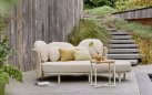 CHILL OUT DAYBED leżanka ogrodowa 2-osobowa z poduszkami BEE WETT® taupe